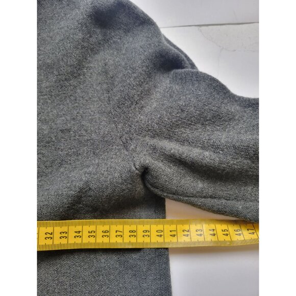 Theory Gray Long Sleeve Merino Wool Sweater Size S Office Wear Wedding Casual - Picture 6 of 8